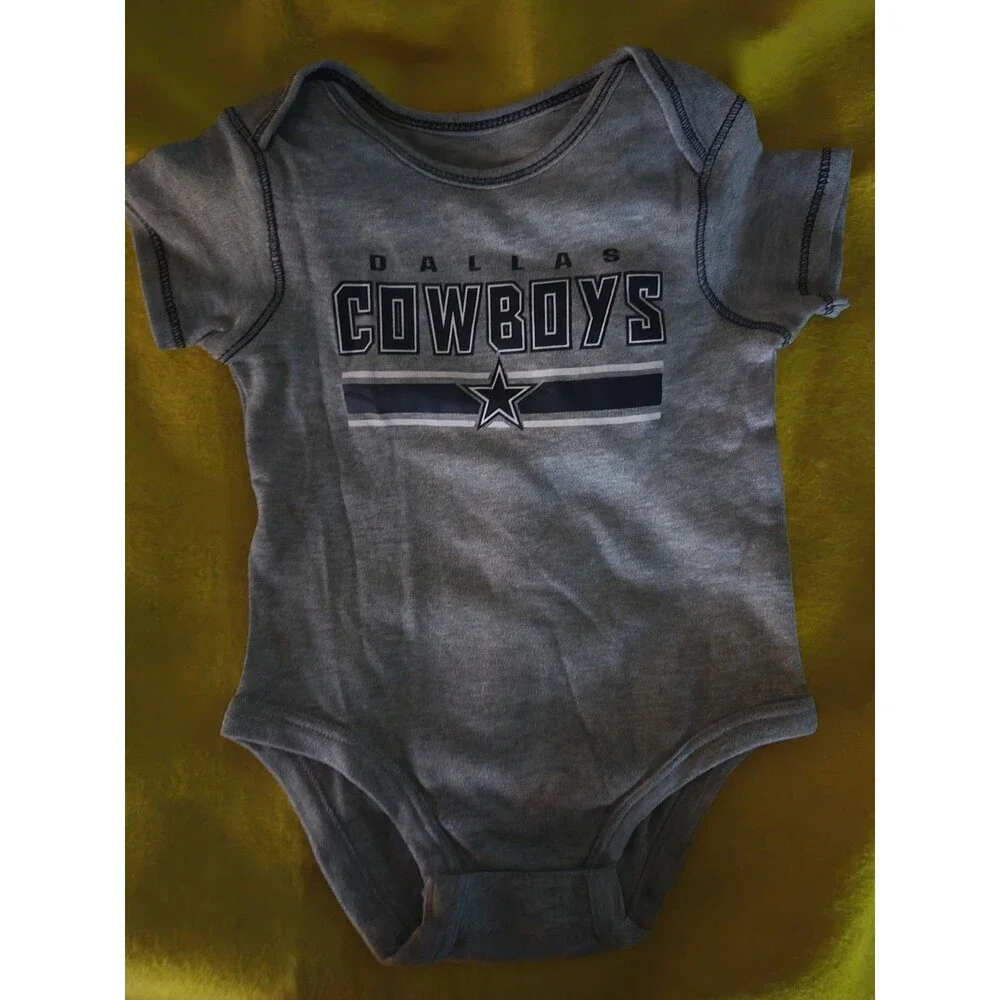 Dallas Cowboys Grey 3-6 Months  (LOC-47)
